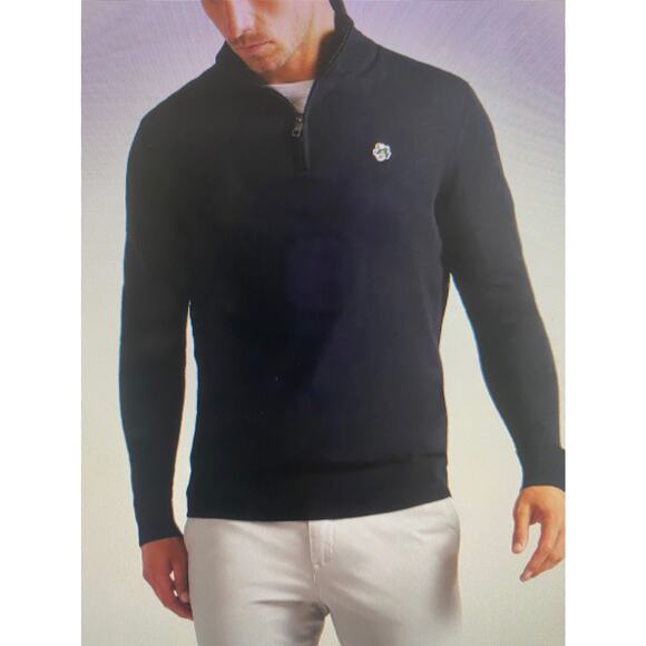 NWT Ted baker tooting merino wool Half zip top size 2